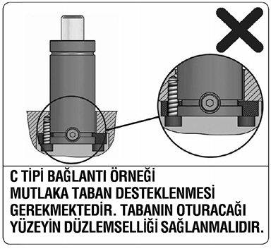 gazlı yay bağlantı 10